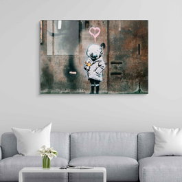 Wallity Pintura Decorativa de Vidrio Templado Multicolor 45 x 65 cm